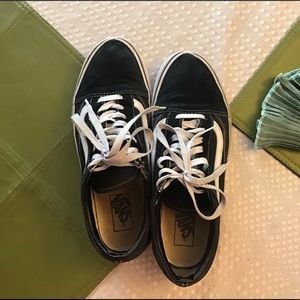 Personalized Black Old Skool Vans